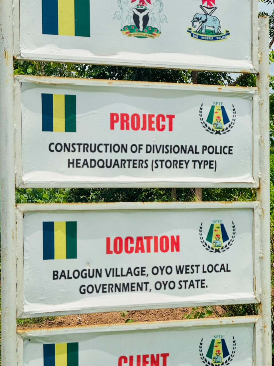 Photograph of the Divisional Police Headquarters, Balogun