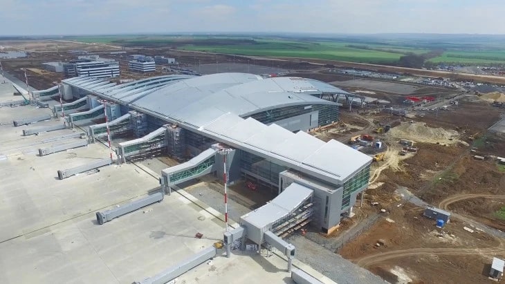 Illustrative image of an airport terminal